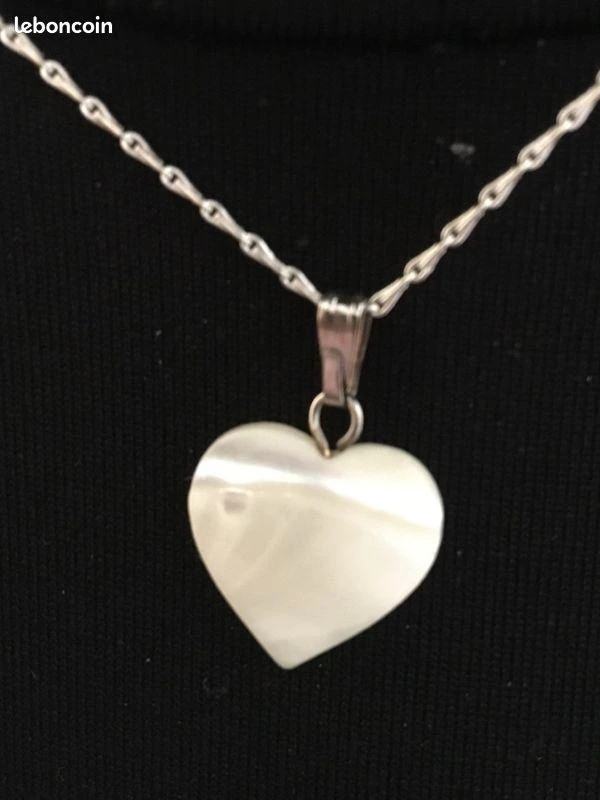 Collier necklace Halskette collar halsketting collana muince colar plaqué argent